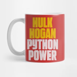 Hulk Hogan Python Power Font Mug